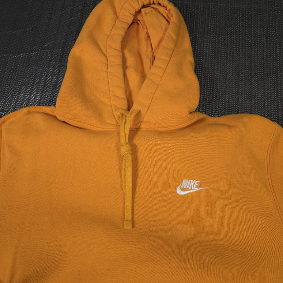 Nike Casual Pullover Hoodie Sweatshirt - Women's Size Large - Orange - Picture 4 of 12